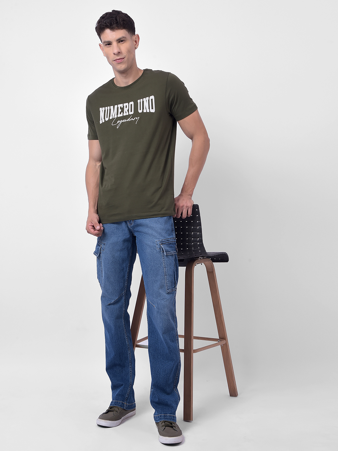 Numero Uno Men Regular Fit Mid Rise Sustainable Jeans